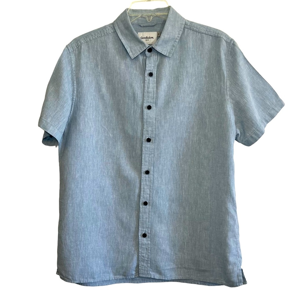 Goodfellow & Co Men’s Short Sleeve Button-Down Shirt - Size Medium